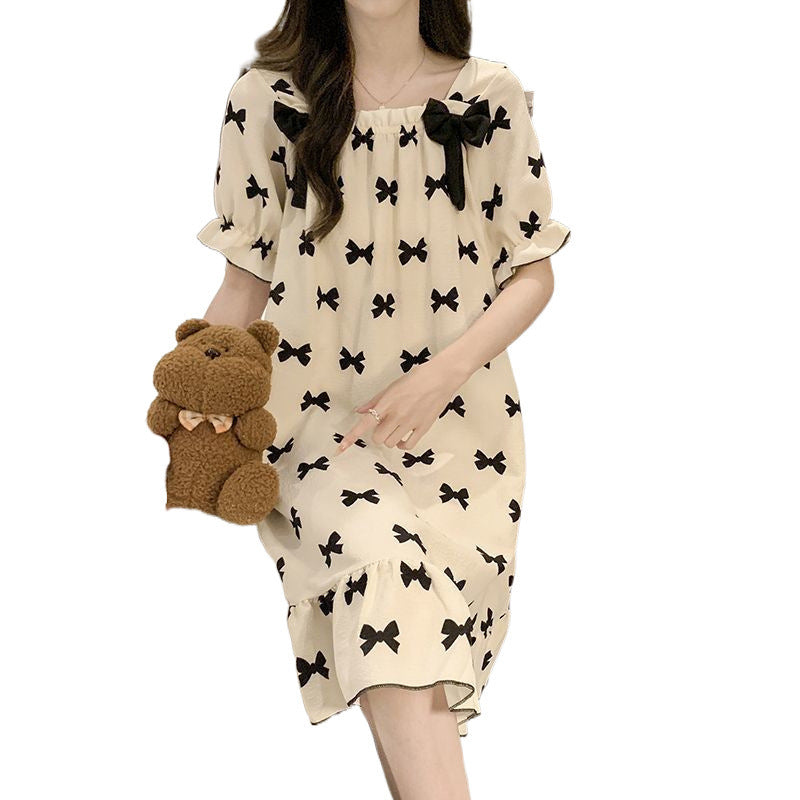 Women's padded nightgown